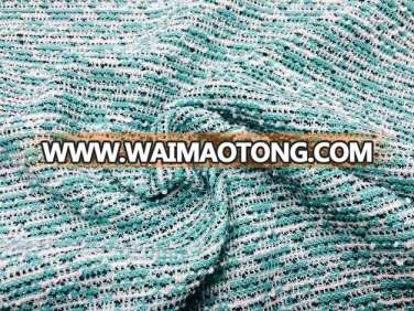 High Quality T/Lurex 210GSM Yarn Dyed Knitting Fabric for Sweater Lady Garment